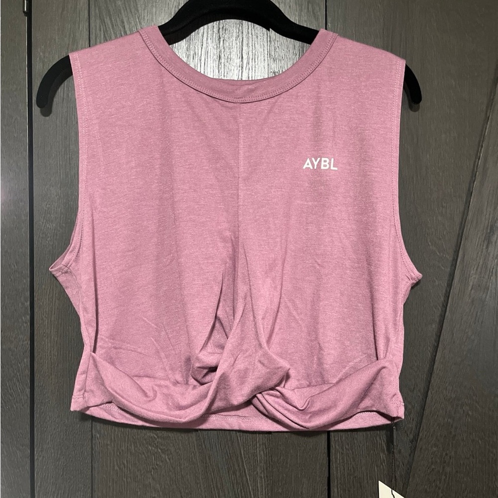 AYBL twist front muscle Tank
